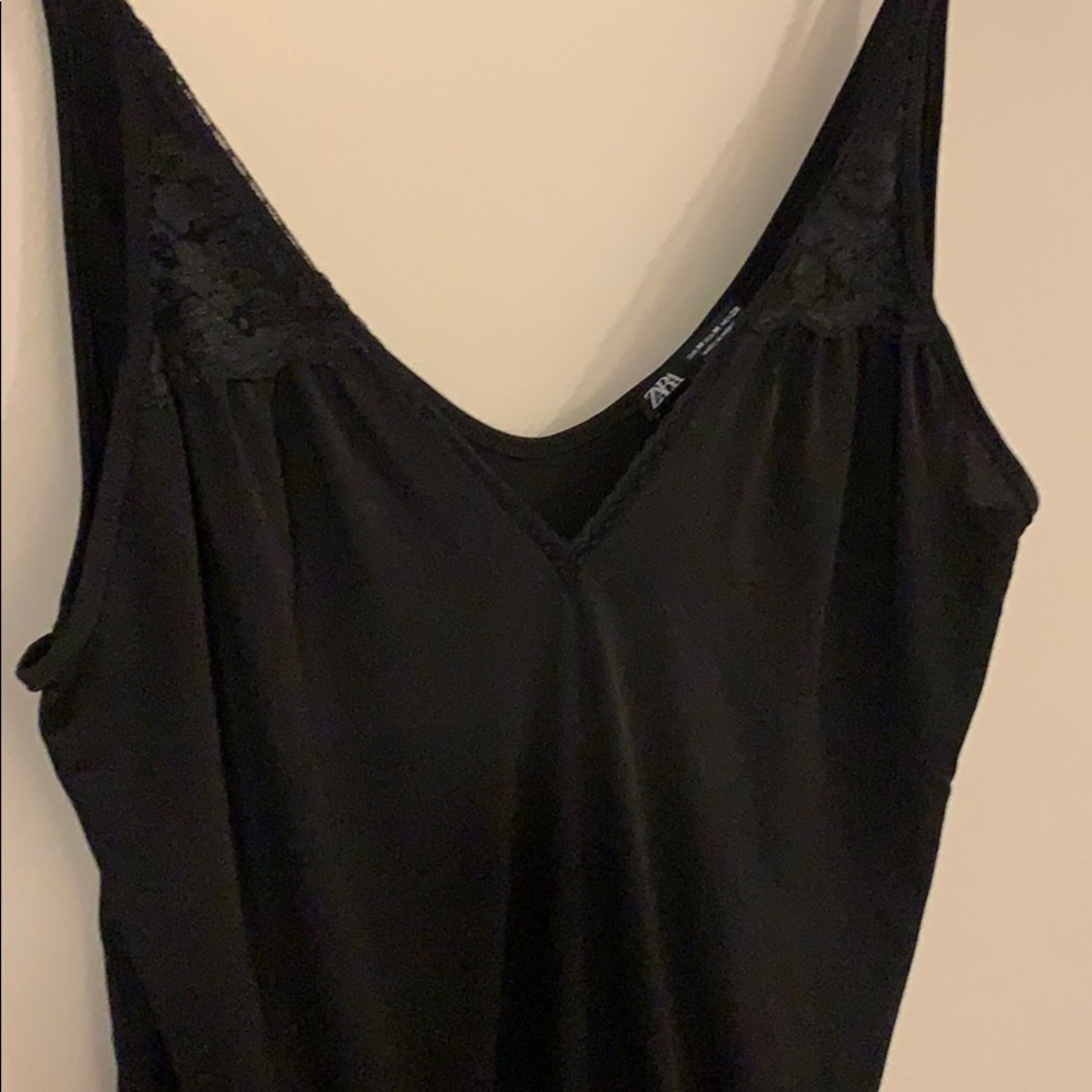 Zara Black Lace Bodysuit